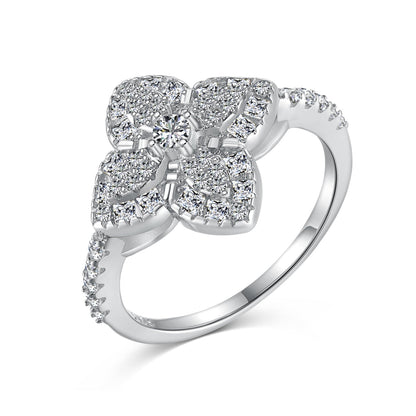 [kincade]Luxurious Colorful Flower Shape Banquet Ring