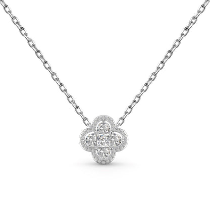 [kincade]Spliced Lucky Four-Leaf Clover Versatile Necklace