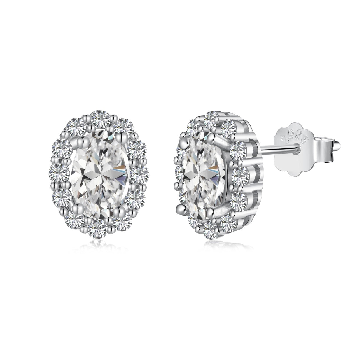 [kincade]Delicate Unique Oval Cut Daily Earrings