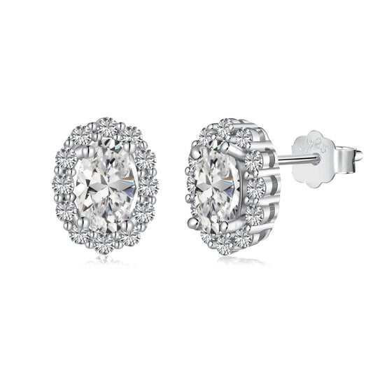 [kincade]Delicate Unique Oval Cut Daily Earrings