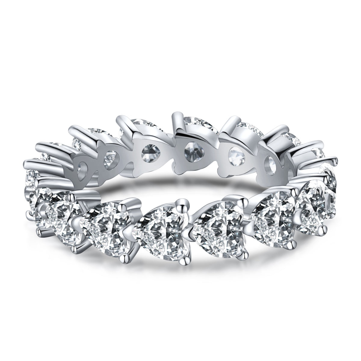 [kincade]0.25 Carat Radiant Romance Heart Cut Lover Ring