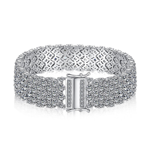 [kincade]Ornate Elegant Round Cut Party Bracelet