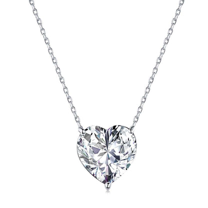 [kincade]6.0 carat Radiant Heart Shape Necklace