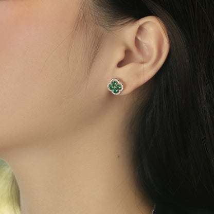 [kincade]Four-Leaf Clover Exquisite Earrings