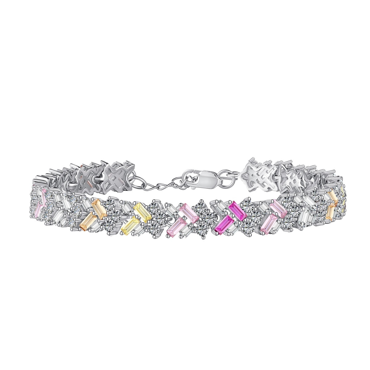 [kincade]Dazzling Unique Multi Shape Daily Bracelet