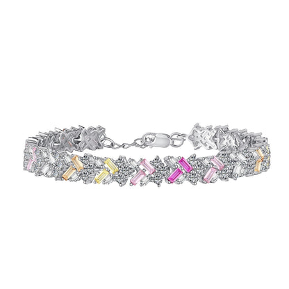 [kincade]Dazzling Unique Multi Shape Daily Bracelet