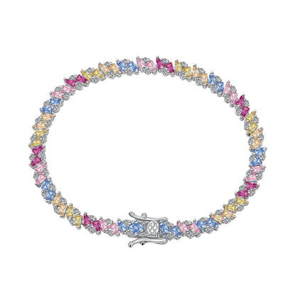 [kincade]Ornate Sparkling Multi Cut Party Bracelet