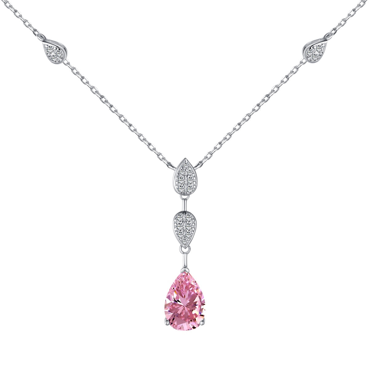 [kincade]Dazzling Pear Cut Necklace