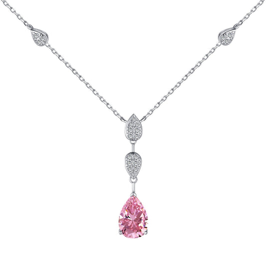 [kincade]Dazzling Pear Cut Necklace