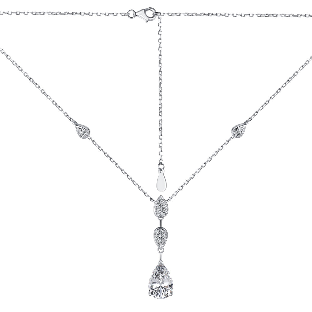 [kincade]Dazzling Pear Cut Necklace