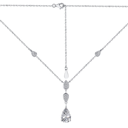 [kincade]Dazzling Pear Cut Necklace