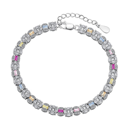 [kincade]Dazzling Radiant Multi Cut Daily Bracelet