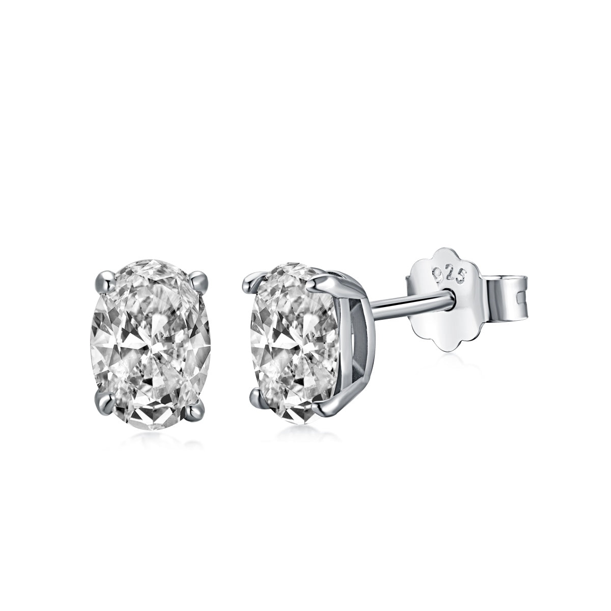 [kincade]Oval Classic Dignified Elegant Earrings