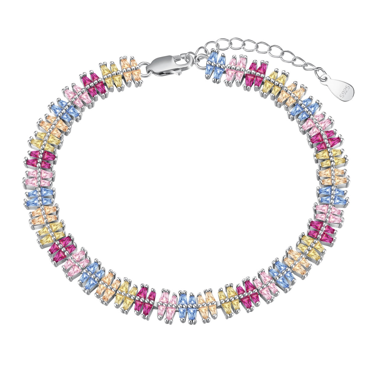 [kincade]Sparkling Exquisite Multi Cut Party Bracelet