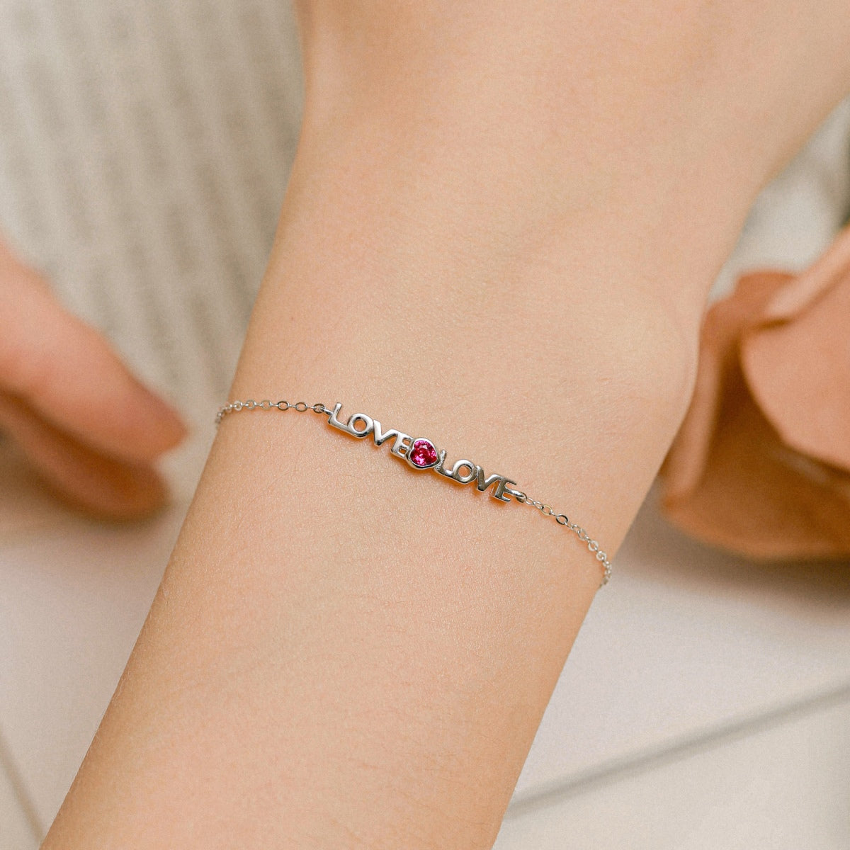 [kincade]Romantic Heart Shape Lover Bracelet