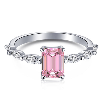 [kincade]1.0 Carat Dainty Resplendent Radiant Cut Daily Ring