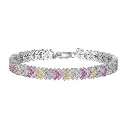 [kincade]Ornate Sparkling Round Cut Party Bracelet