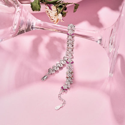 [kincade]Dainty Exquisite Flower Shape Daily Bracelet