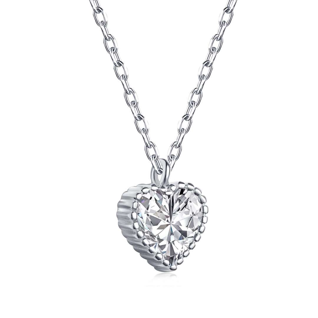 [kincade]Ornate Heart Shape Necklace