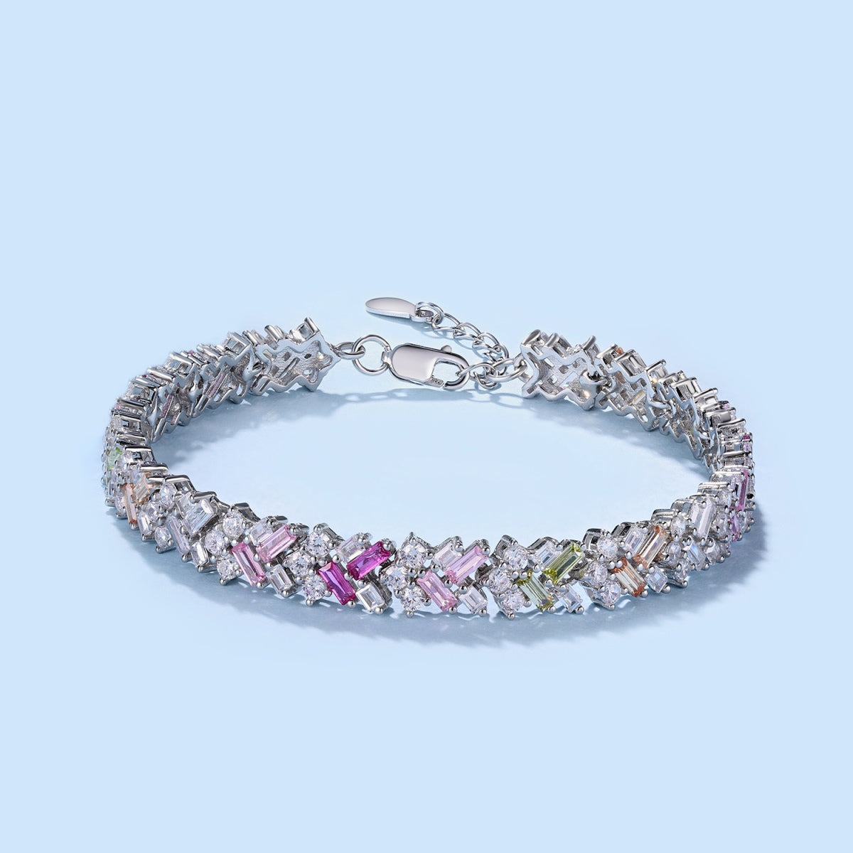 [kincade]Dazzling Unique Multi Shape Daily Bracelet