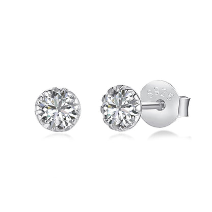 [kincade]Sparkling Colorful Round Shape Earrings