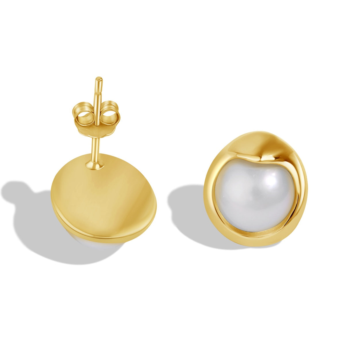 [kincade]Dainty Bread Pearl Earrings