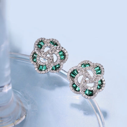 [kincade]Exquisite Flower Shape Daily Earrings