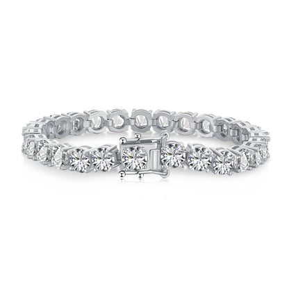 [kincade]0.75 Carat Dazzling Round Cut Wedding Bracelet