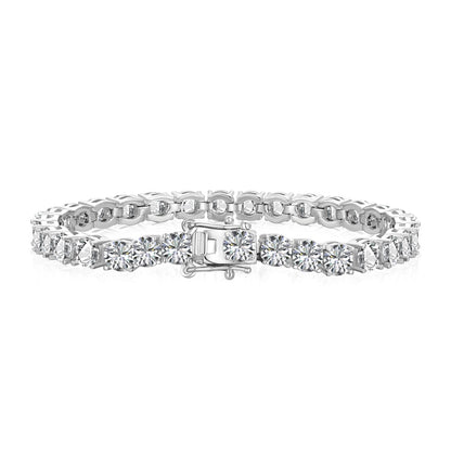 [kincade]Ornate Sparkling Round Cut Wedding Bracelet