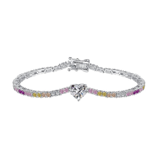 [kincade]Delicate Romantic Heart Shape Lover Bracelet