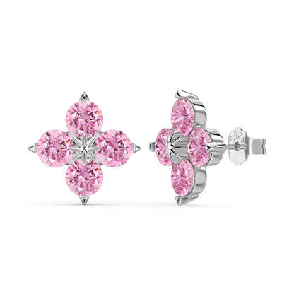 [kincade]Four-Leaf Clover Eight-Pointed Star Earrings