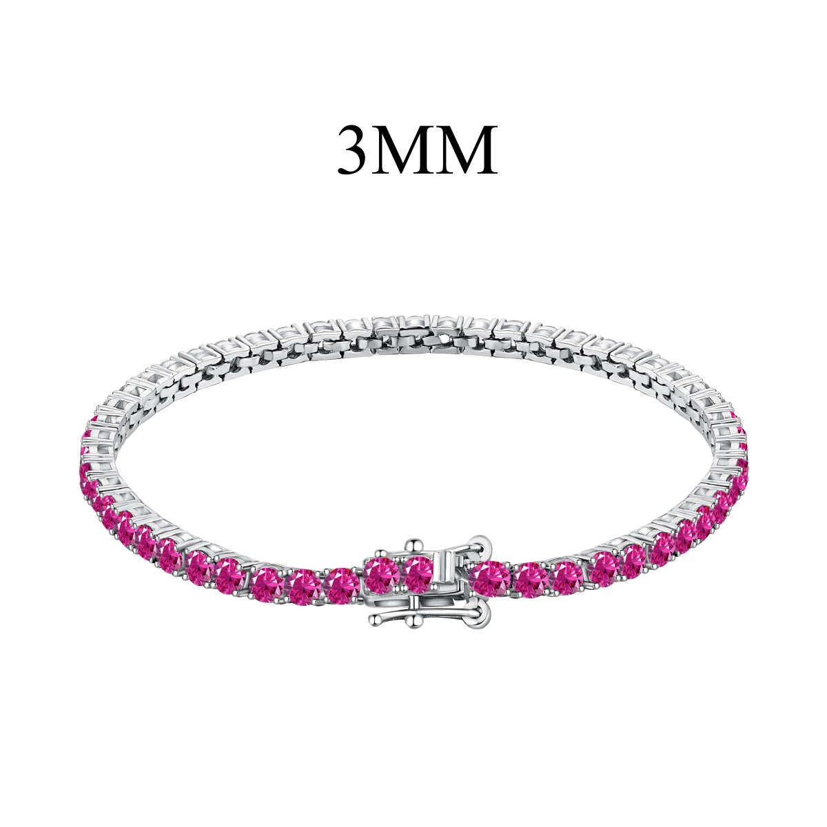 [kincade]Radiant Colorful Round Cut Party Bracelet