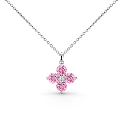 [kincade]Four-Leaf Clover And Eight-Pointed Star Necklace