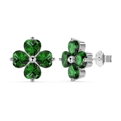 [kincade]Four-Leaf Clover Ball Earrings