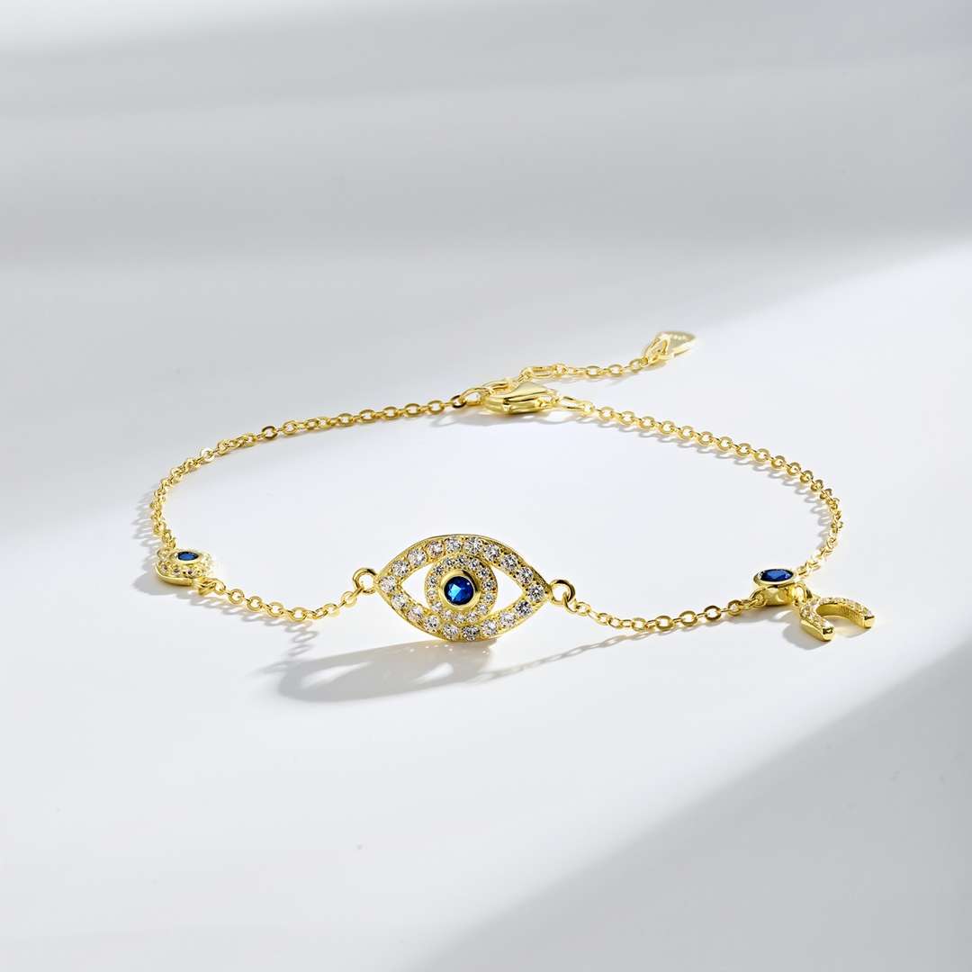 [kincade]Dainty Eye Shape Necklace