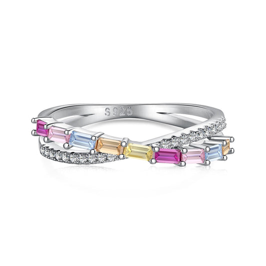 [kincade]Energetic Elegant Radiant Cut Party Ring