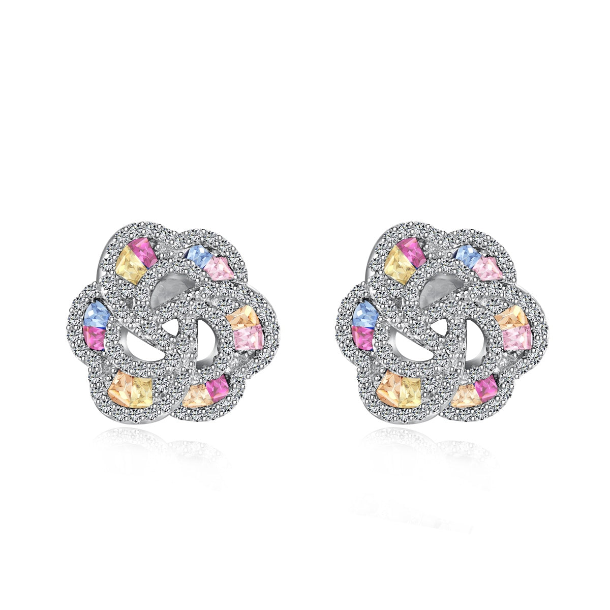 [kincade]Exquisite Flower Shape Daily Earrings