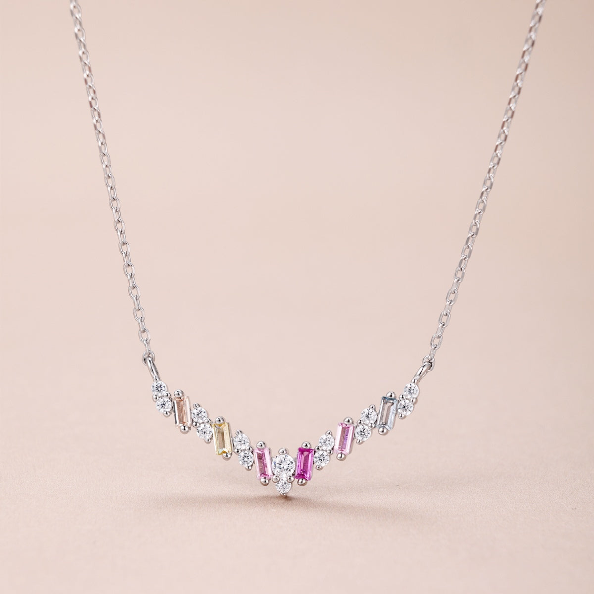 [kincade]Dazzling Rainbow Necklace