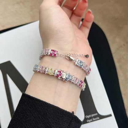 [kincade]Delicate Colorful Multi Cut Party Bracelet