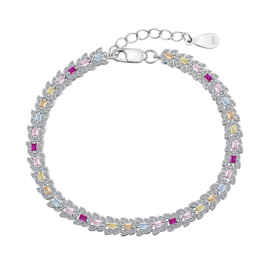 [kincade]Delicate Colorful Multi Cut Daily Bracelet