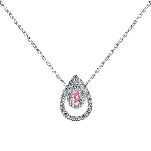 [kincade]Sparkling Pear Cut Necklace