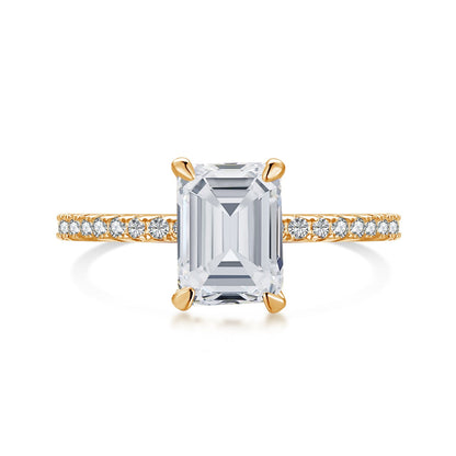 [kincade]2.0 Carat Scintillating Ornate Radiant Cut Party Ring