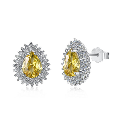 [kincade]Delicate Gorgeous Pear Cut Daily Earrings