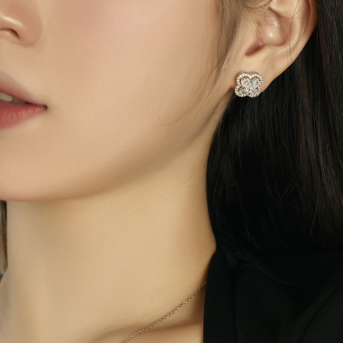 [kincade]Lucky Four-Leaf Clover Exquisite Earrings