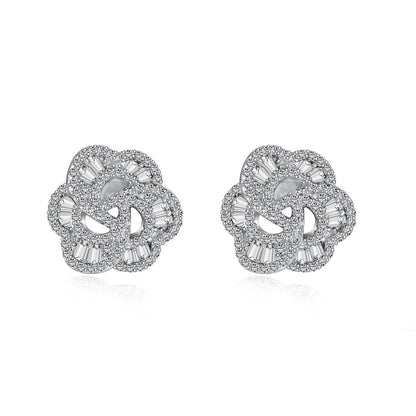 [kincade]Exquisite Flower Shape Daily Earrings