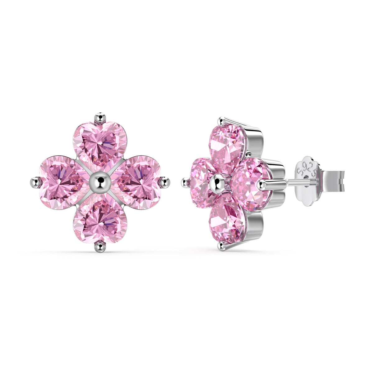 [kincade]Four-Leaf Clover Ball Earrings