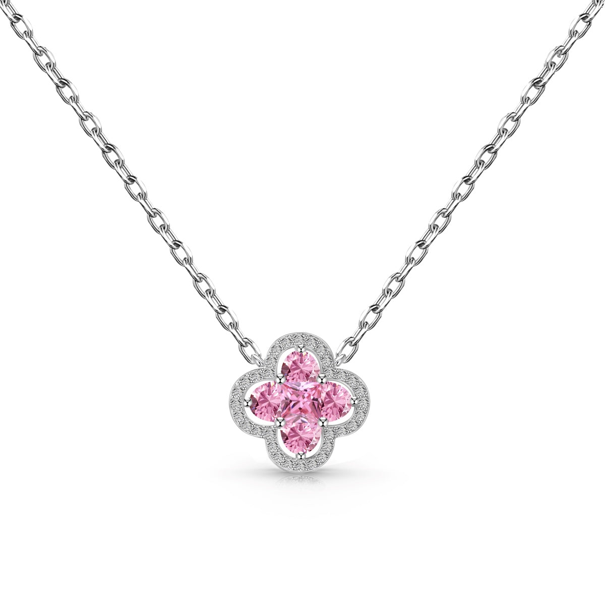 [kincade]Spliced Lucky Four-Leaf Clover Versatile Necklace