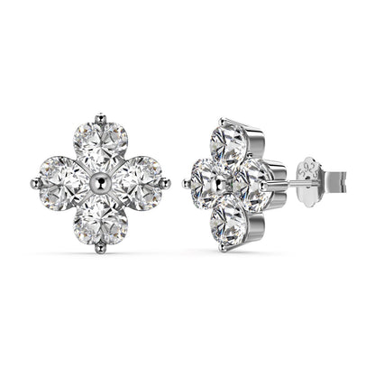 [kincade]Four-Leaf Clover Ball Earrings