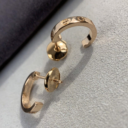 [kincade]LOVE EARRINGS 2.65MM PINK GOLD