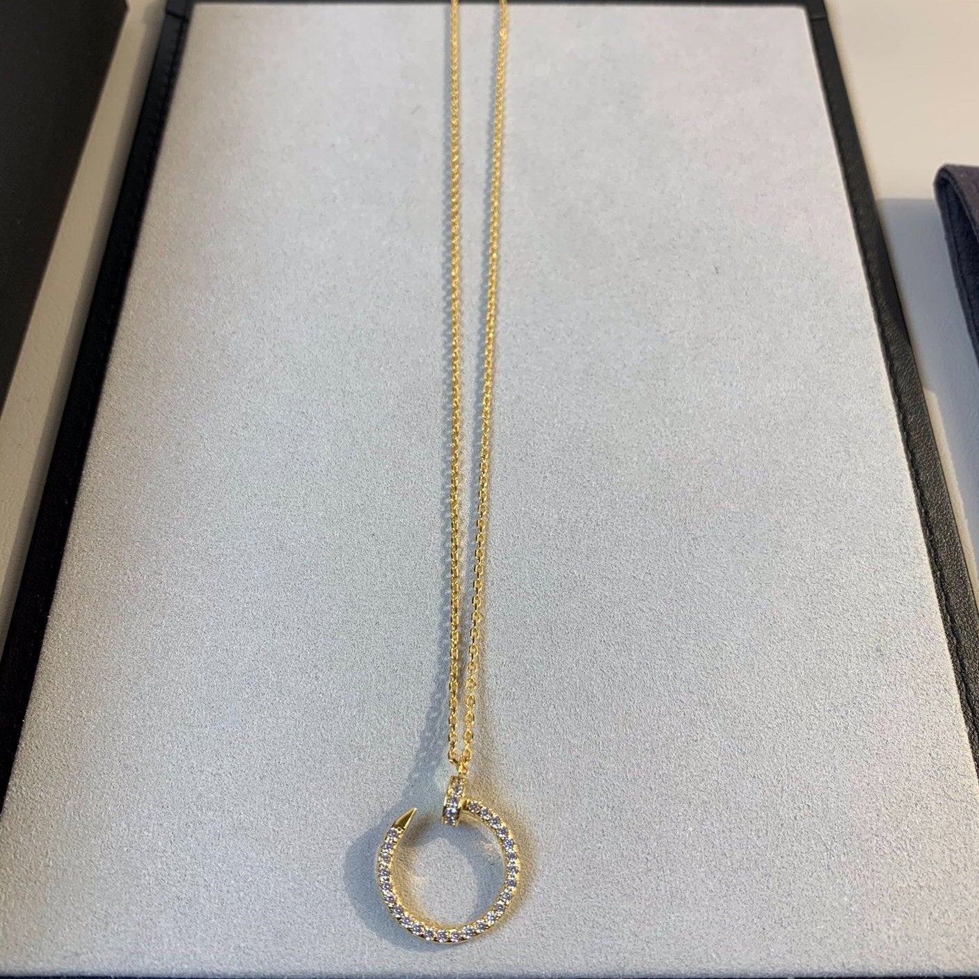 [kincade]JUSTE NECKLACE GOLD DIAMONDS